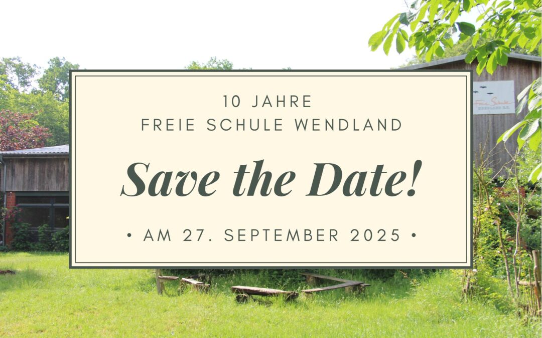 Save the Date – 10-jähriges Schuljubiliäum